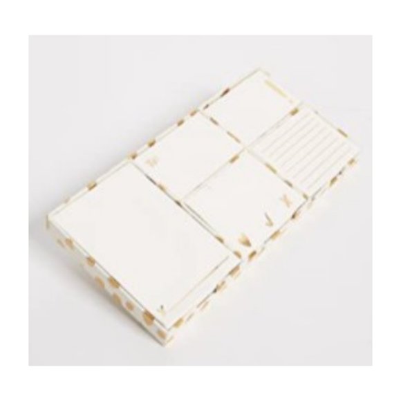 Kate Spade Gold & White Adhesive Note Set - Picture 4 of 6
